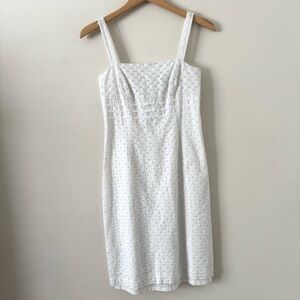 Ann Taylor White Eyelet Dress - Size 0
